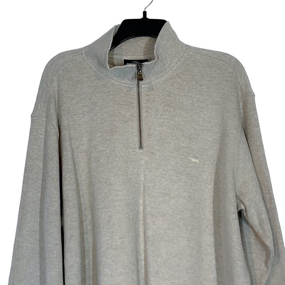 Rodd & Gunn Alton Ave Quarter Zip Sweater in Ice Grey Marle - Picture 3 of 14